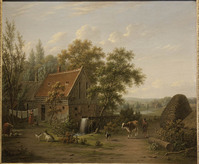 KS 253
<br/>
Landschap met boerderij
<br/>
<em>Goeje, Pieter de (1779-1859)</em>